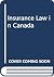 Insurance Law in Canada