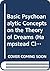 Basic psychoanalytic concepts on the theory of dreams, (Hampstead Clinic, psychoanalytic library)