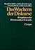 Das Wuchern der Diskurse: Perspektiven der Diskursanalyse Foucaults (German Edition)