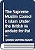 The Supreme Muslim Council: Islam under the British Mandate for Palestine