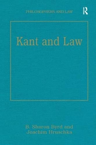 Kant and Law (Philosophers and Law)