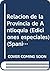 Relación de la Provincia de Antioquia