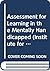 Assessment for Learning in the Mentally Handicapped