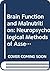 Brain function and malnutrition by James W. Merrill S. Read an...