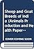 Sheep and Goat Breeds of India (Animals Production and Health Papers No 30)
