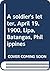 A soldier's letter, April 19, 1900, Lipa, Batangas, Philippines