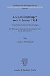 Die Lex Emminger Vom 4. Januar 1924: Vorgeschichte, Inhalt Und Auswirkungen. Ein Beitrag Zur Deutschen Strafrechtsgeschichte Des 2. Jahrhunderts (Schriften Zur Rechtsgeschichte, 43) (German Edition)