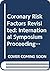 Coronary risk factors revis...