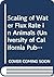 Scaling of Water Flux Rate in Animals (University of California Publications in Zoology)