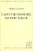 L'anti-humanisme au XVIIe siecle (Bibliotheque d'histoire de la philosophie) (French Edition)