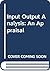 Input Output Analysis: An Appraisal