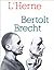 Bertolt Brecht by Bernard Dort