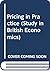 Pricing in practice (Studie...