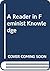 A Reader in feminist knowledge