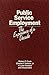 Public Service Employment by Robert F. Cook
