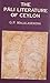 Pali Literature of Ceylon