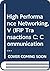 High Performance Networking, V by S. Fdida