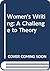 Women's Writing: A Challenge to Theory