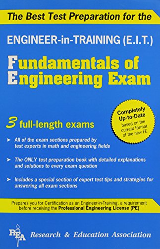 Best Test Preparation for the Fundamentals of Engineering Exam (REA Test Preps)
