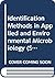 Identification Methods in Applied and Environmental Microbiology (Soc Applied Bacteriology)