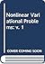 Nonlinear Variational Problems (V. 1: Research Notes in Mathematics,)