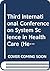 3rd Conf Syst Sci Hlth Care by Vaneimeren