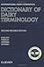 Dictionary of Dairy Terminology, Second Edition: In English, French, German and Spanish