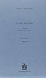 Poesie volgari (Filologia) (Italian Edition)