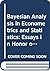 Bayesian analysis in econometrics and statistics: Essays in honor of Harold Jeffreys (Studies in Bayesian econometrics)