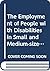 The employment of people wi...