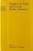 Studies in State and Local Public Finance (National Bureau of Economic Research Project Report)