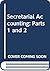 Secretarial accounting: Parts 1-2