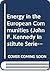 Energy in the European Communities (John F. Kennedy Institute Series, 9)
