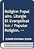 Religion Populaire, Liturgie Et Evangelisation - Popular Religion, Liturgy and Evangelisation (Selaf) (French and English Edition)