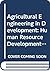 Agricultural Engineering in...