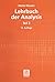 Lehrbuch der Analysis. Teil 2