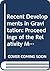 Recent Developments in Gravitation: Proceedings of the Relativity Meeting-89 Barcelona, Catalonia, Spain 5-8 September 1989