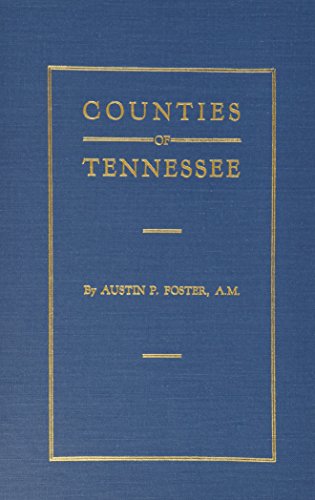 The Formation of Tennessee Counties. (Paperback)