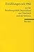 Erzählungen Seit 1960: Aus Der Bundesrepublik Deutschland, Aus Österreich Und Der Schweiz