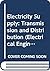 Electricity supply: Transmission and distribution (Electrical engineering series)