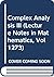Complex Analysis III (Lectu...