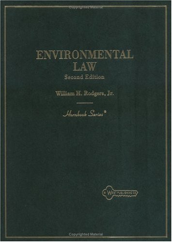 Environmental Law (Hornbook)