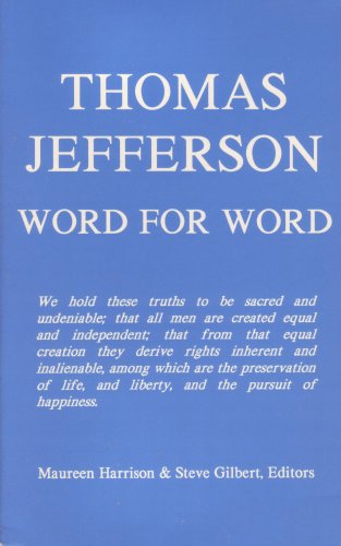 Thomas Jefferson: Word for Word (Word for Word Series)