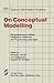 On Conceptual Modelling: Perspectives from Artificial Intelligence, Databases, and Programming Languages (Topics in Information Systems)