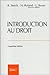 Introduction au droit (French Edition)