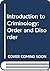 Introduction to Criminology...