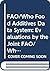 FAO/WHO food additives data system by Joint FAO/WHO Expert Commit...