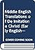 Middle English Translations...