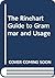 The Rinehart Guide to Grammar and Usage