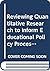 Reviewing Quantitative Research to Inform Educational Policy Processes (Fundamentals of Educational Planning, 69)